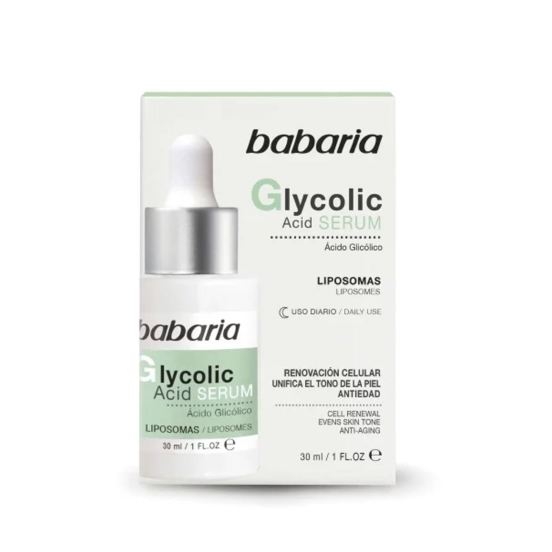SÉRUM ANTI-ÂGE BABARIA ACIDE GLYCOLIQUE (30 ML)