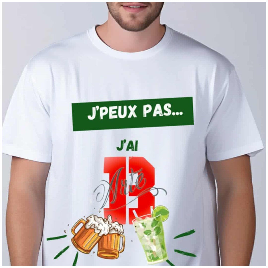 T-shirt « j’peux pas »